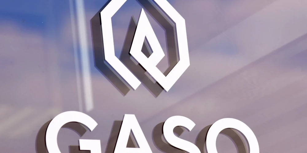 Gāzes apgādes sistēmas operatora AS "Gaso" logo.