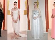 FOTO. "Oskara" balvu vakarā dominē baltais tonis, bet netrūkst arī krāsu un oriģinalitātes vīriešu apģērbos