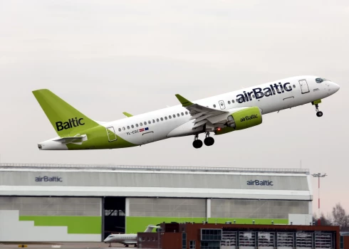 Количество рейсов airBaltic увеличилось на 27%.