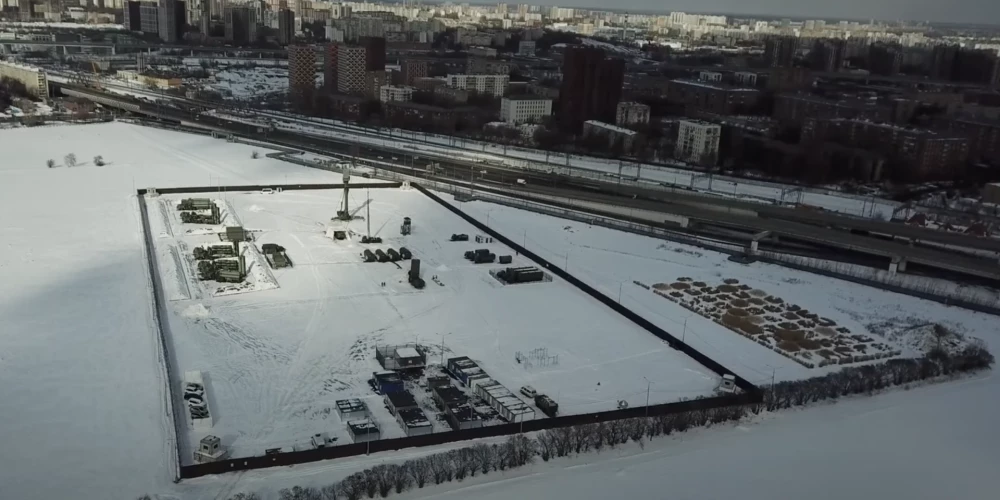 В Москве появилось по меньшей мере три новых площадки для систем ПВО. (Фото: скриншот видео)