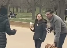 Риши Сунак выгуливал собаку без поводка