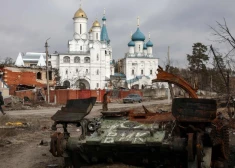 Уничтоженная российская бронетехника в Украине. (Фото: AFP/Scanpix)