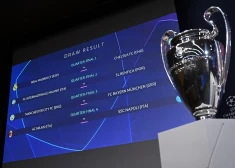 UEFA Čempionu līgas ceturtdaļfināla pāru izlozes rezultāti.