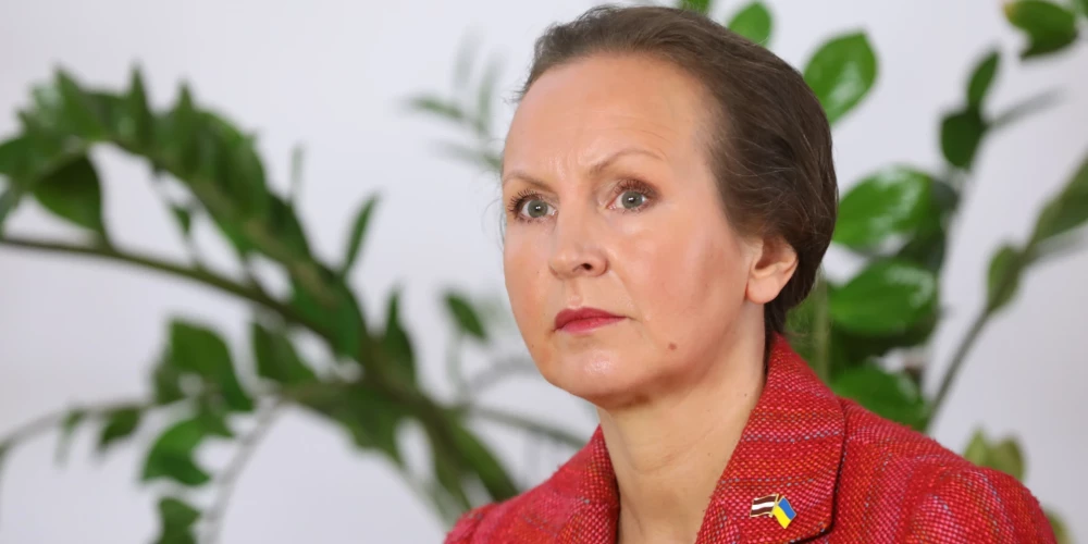 Veselības ministre Līga Meņģelsone.