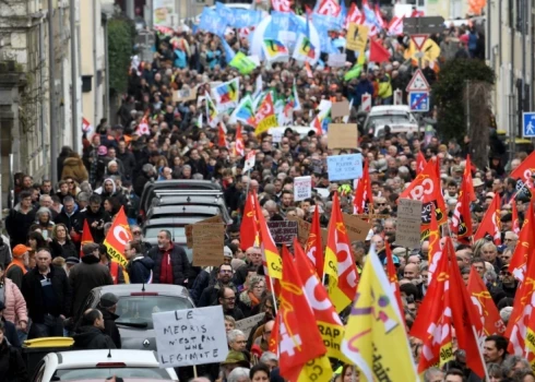 Протесты продолжаются с начала года. (Фото: AFP/Scanpix)