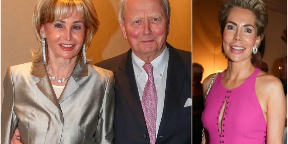 Немецкий миллиардер Вольфганг Порше и Клаудия Порше (слева) были парой с 2007 года. Теперь он сблизился с принцессой Габриэлой цу Лейнинген (справа).