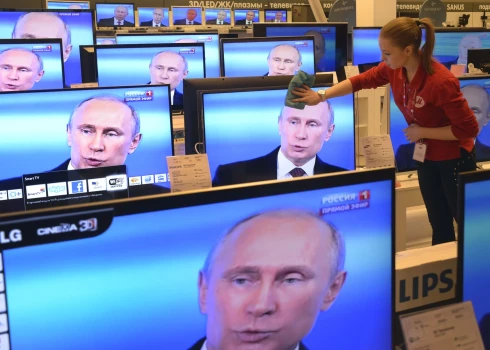 Krievijas televīzijas propaganda mēdz aizsniegties arī līdz Latvijai.