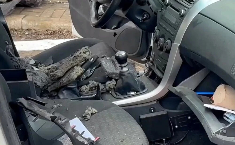 VIDEO: Mariupolē uzspridzināta kolaboracionista automašīna