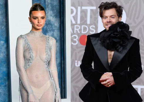 Emīlija Ratažkovski un Harijs Stailss.