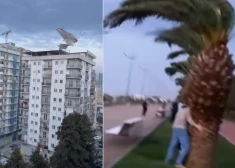 На грузинском курорте внезапный ураган срывал крыши домов и валил деревья - есть погибший