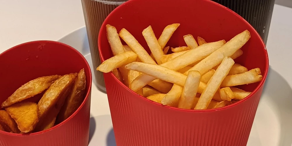"McDonald's" Francijā turpmāk ēdienu servēs atkārtoti lietojamos traukos