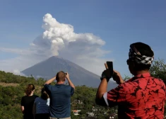 Skats uz Agunga kalnu Indonēzijā, Bali salā