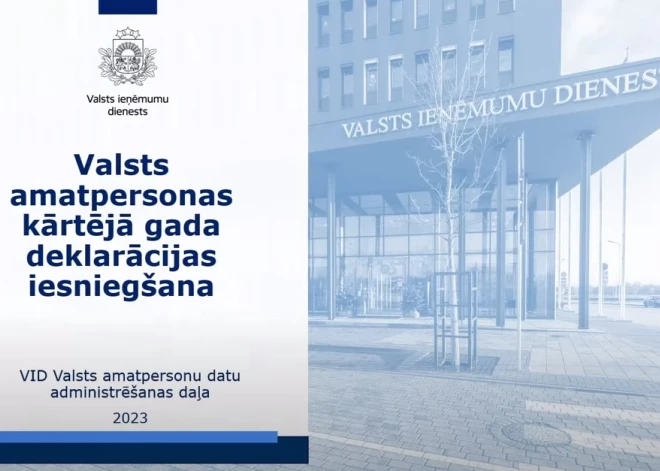 Vairāk nekā 15 tūkstošiem amatpersonu atlikušas dažas dienas, lai iesniegtu deklarāciju par 2022.gadu