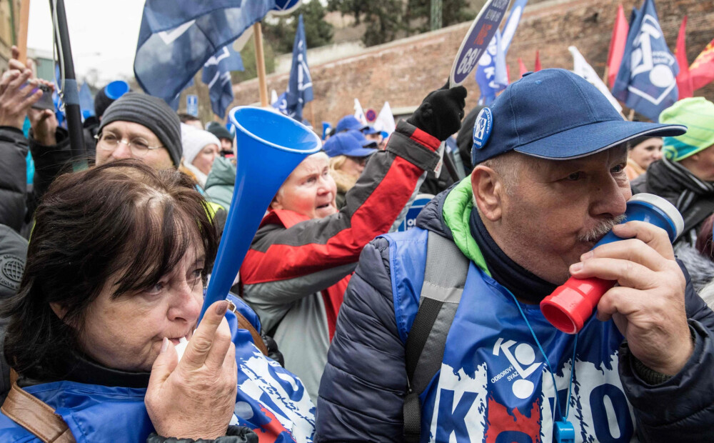 Čehijā notiek protesti pret ieceri palielināt pensionēšanās vecumu
