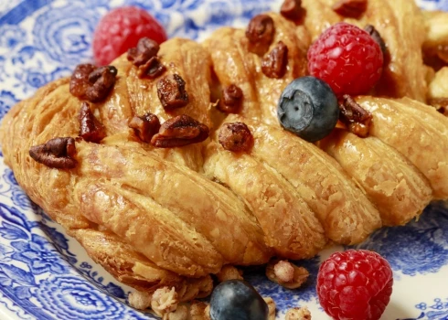 Biezpiena un banānu maizītes ar riekstiem