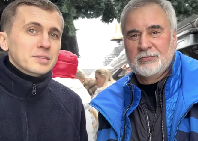 "Izslēdz, pagaidi! Es gribu runāt normāli!" Valērijs Meladze kūrortā Francijā izklaidējas Šoigu vietnieka dzīvesbiedres un Krievijas elites kompānijā