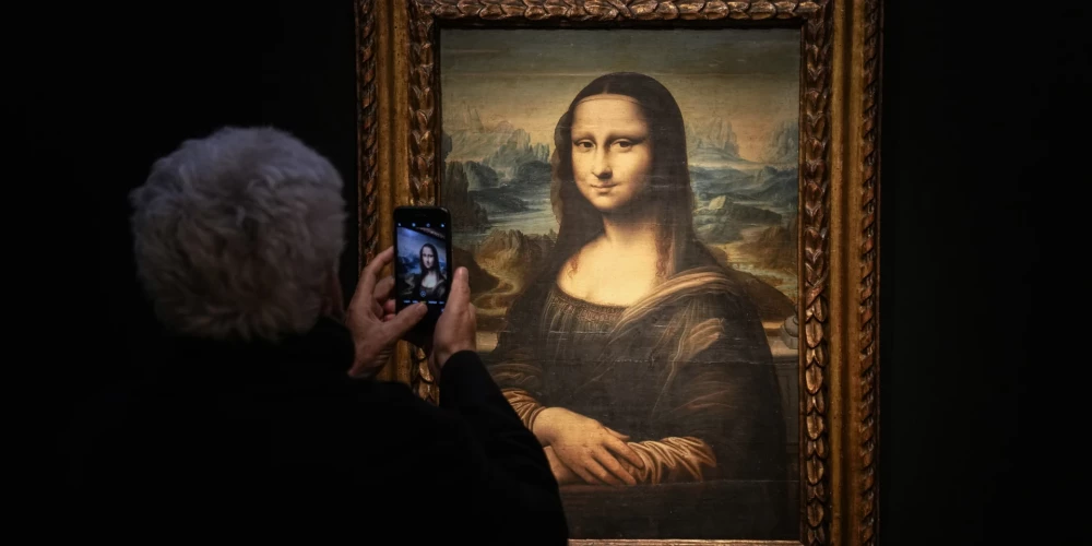 Leonardo da Vinči glezna "Mona Liza"