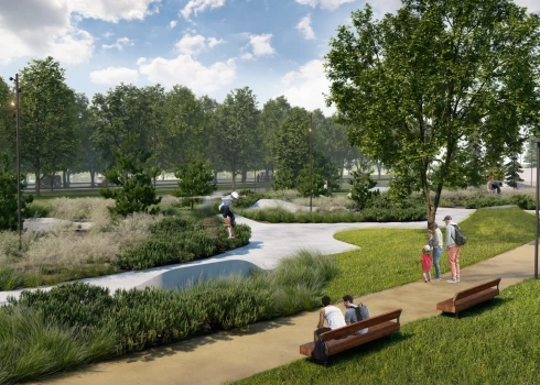 ФОТО: так будет выглядеть реконструированный Парк победы