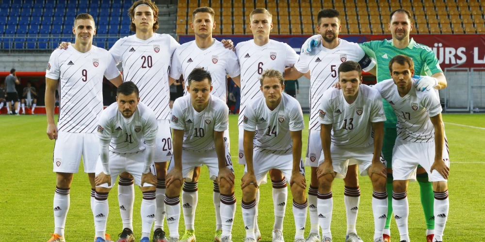 Latvijas futbola izlase FIFA pasaules rangā pakāpusies uz 132. pozīciju