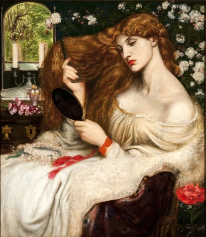 Данте Габриэль Россетти. “Леди Лилит”, 1866-1868