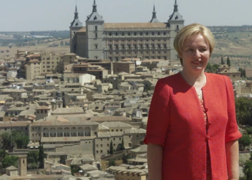 Ludmila Čeretnaja (tolaik vēl Putina), viesojoties Spānijas pilsētā Toledo. Viņa bija precējusies ar Krievijas tagadējo diktatoru vairāk nekā 30 gadu.