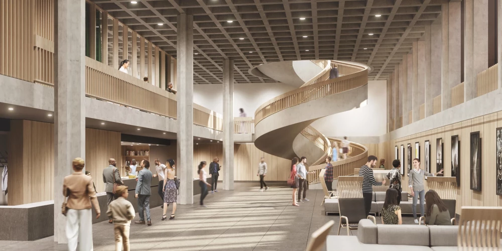 Laikmetīgā mākslas muzeja vizualizācija.