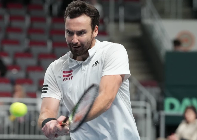 Latvijas vīriešu tenisa pirmā rakete Ernests Gulbis. 