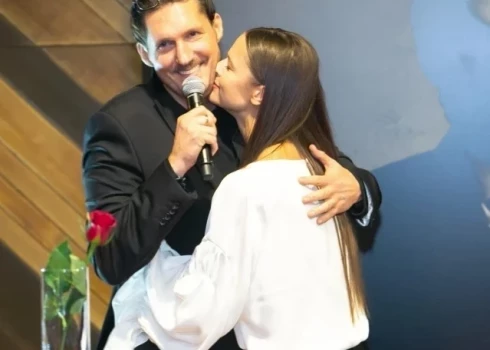 Regnārs Vaivars un Madara Botmane (foto: no izdevniecības Rīgas Viļņi arhīva)