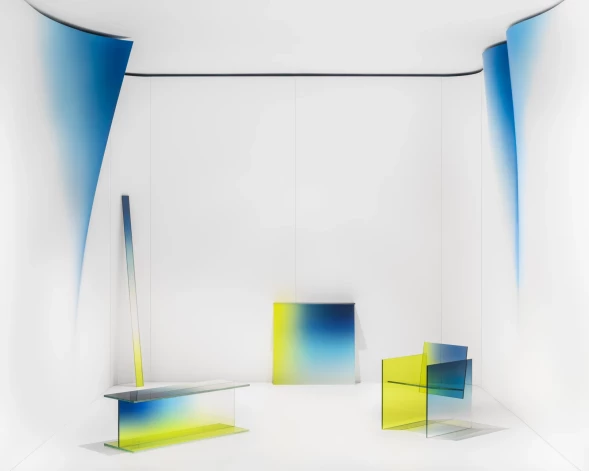 Shaping Colour Installation. Design Miami / Basel, 2021