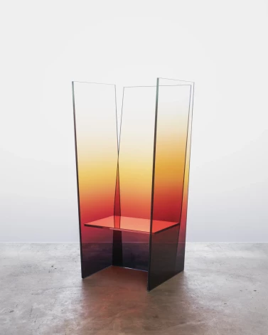 Sunburst Tall Glass Chair, 2021