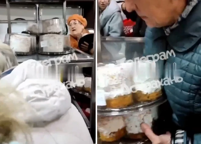 ВИДЕО: в России пенсионеры устроили побоище из-за бесплатных куличей