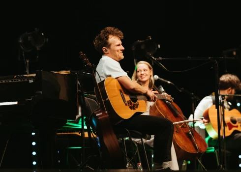 "The Sound Poets" koncerts Smiltenē (foto: Edijs Andersons)