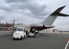 Bombardier Global 6000 в аэропорту Лиепаи