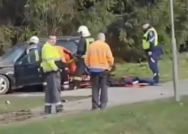 VIDEO: Līvānu pusē uz Daugavpils šosejas noticis ceļu satiksmes negadījums