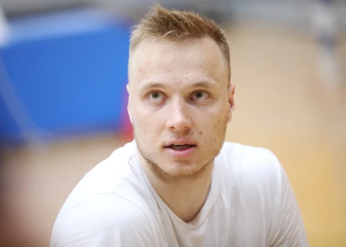 Basketbolists Artūrs Strautiņš. 