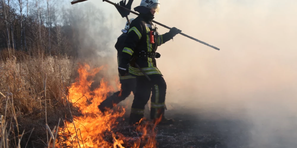 ГПСС: в Латвии запрещено сжигание прошлогодней травы, но за весну уже зафиксированы 425 пожаров