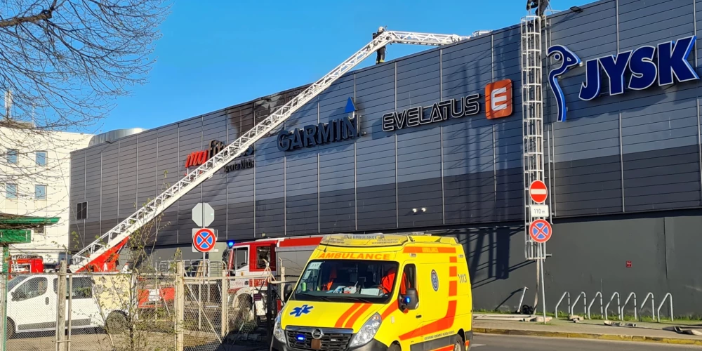 "Domina Shopping" zaudējumi saistībā ar ugunsgrēku varētu veidot apmēram 200 000 eiro