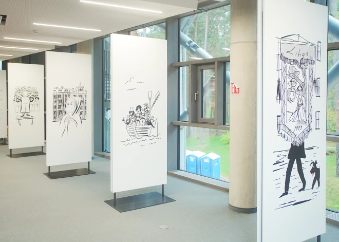 Rakstniecības un mūzikas muzeja Dziesmu un deju svētku ekspozīcijā "Dziesmusvētku telpa" Mežaparkā notika aktiera Viļa Daudziņa zīmējumu grāmatas "Pirmie latviešu dziedāšanas svētki bildēs" atvēršanas svētki.