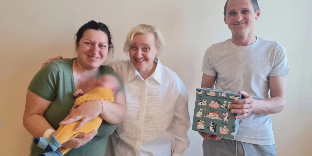 Dzemdību namā piedzimis simtais ukraiņu bērniņš