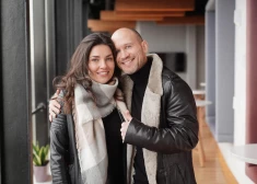 Дмитрий Малков с женой Татьяной на презентации сериала.