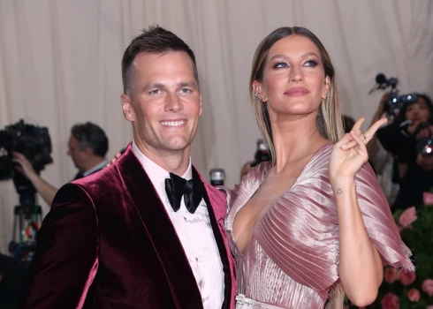 Toms Breidijs un Žizele Bundhena 2019. gadā.