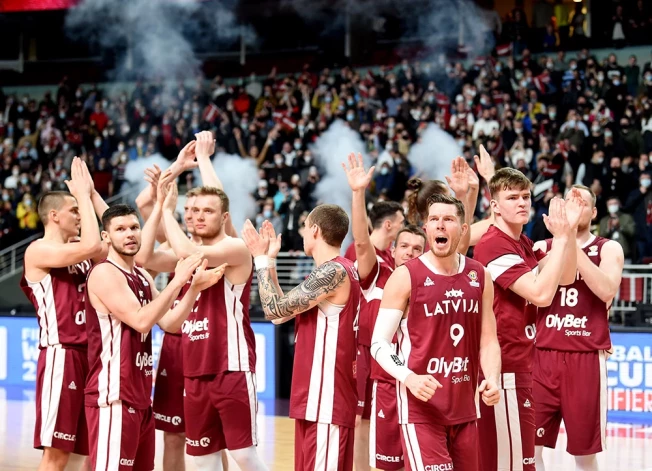 Pirms izlozes Latvijas basketbola izlase tika iekļauta sestajā grozā.