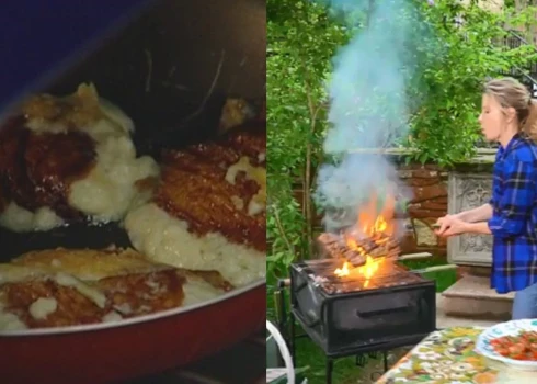 "Она точно умеет готовить?": в Сети стали мемом "жидкие" сырники и сгоревшие шашлыки Юлии Высоцкой
