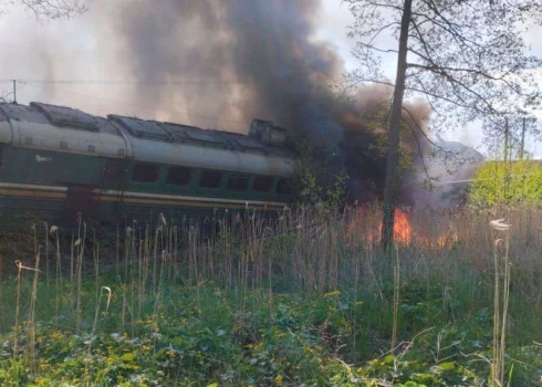 Krievijā sprādziena rezultātā no sliedēm noskrējis kravas vilciens