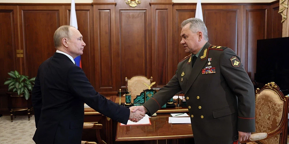 Президент России Владимир Путин и министр обороны Сергей Шойгу (Фото: AFP/Scanpix)