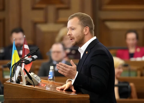 Saeimas ārkārtas sēde, kurā pēc teju 24 stundu debatēm tika pieņemts 2023. gada budžeta likumprojekts.