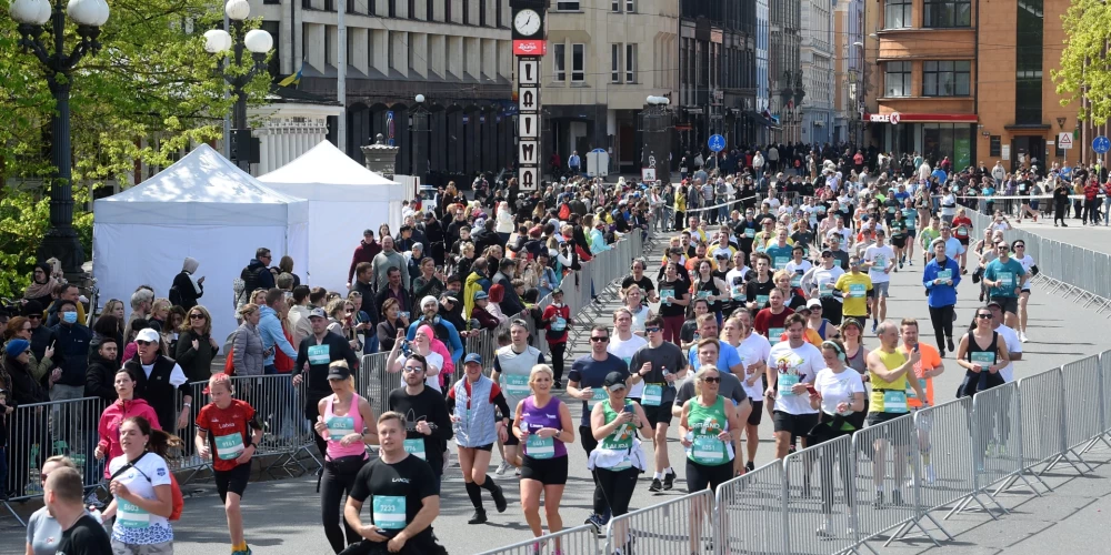 Rīgas maratonam reģistrējušies vairāk nekā 23 000 skrējēju no 77 pasaules valstīm