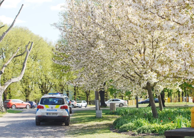 Uzvaras parks 2023. gada 8. maijā (foto: Juris Rozenbergs)