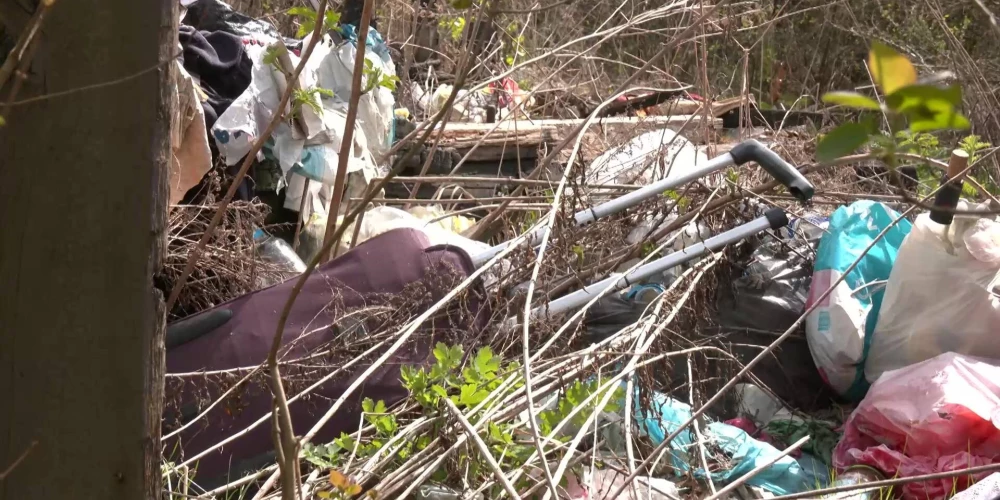 "Посмотрела мне в глаза и выбросила мешок в канаву!": рыбак в шоке от гор мусора в Риге