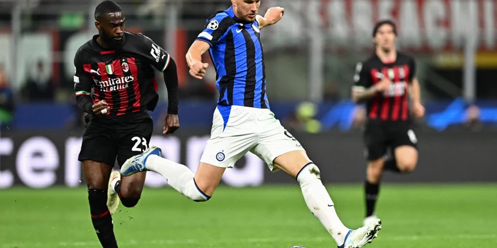 "Inter" pieveic "AC Milan" Čempionu līgas pusfināla pirmajā mačā